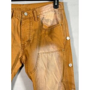 MNML Mens Button Snap Cargo Pants Size 31 Cotton